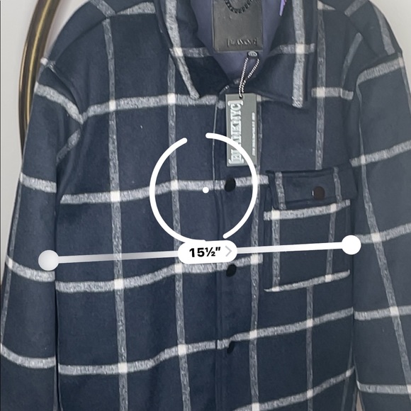 Blank NYC | Men's Irish Curse Wool Blend Coat - Picture 14 of 15